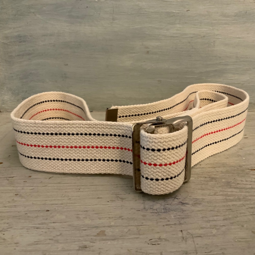 Cow & Cow 100% Cotton Canvas Assistive Safety Gait Belt 60" Length Like New